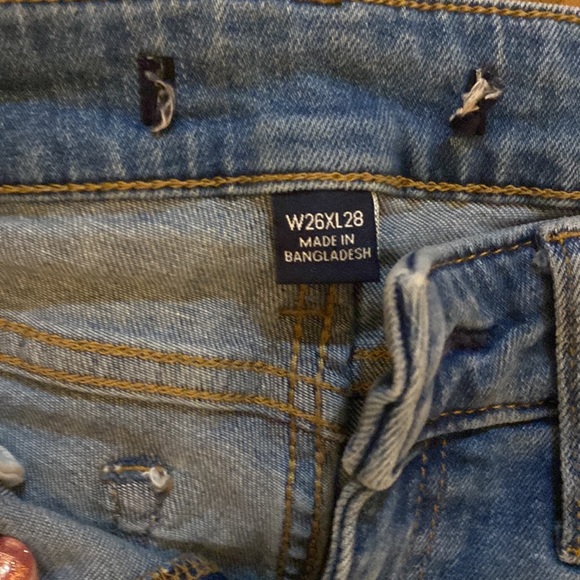 Calvin Klein Mid Rise Skinny Jeans with Faded Ends - Picture 3 of 6